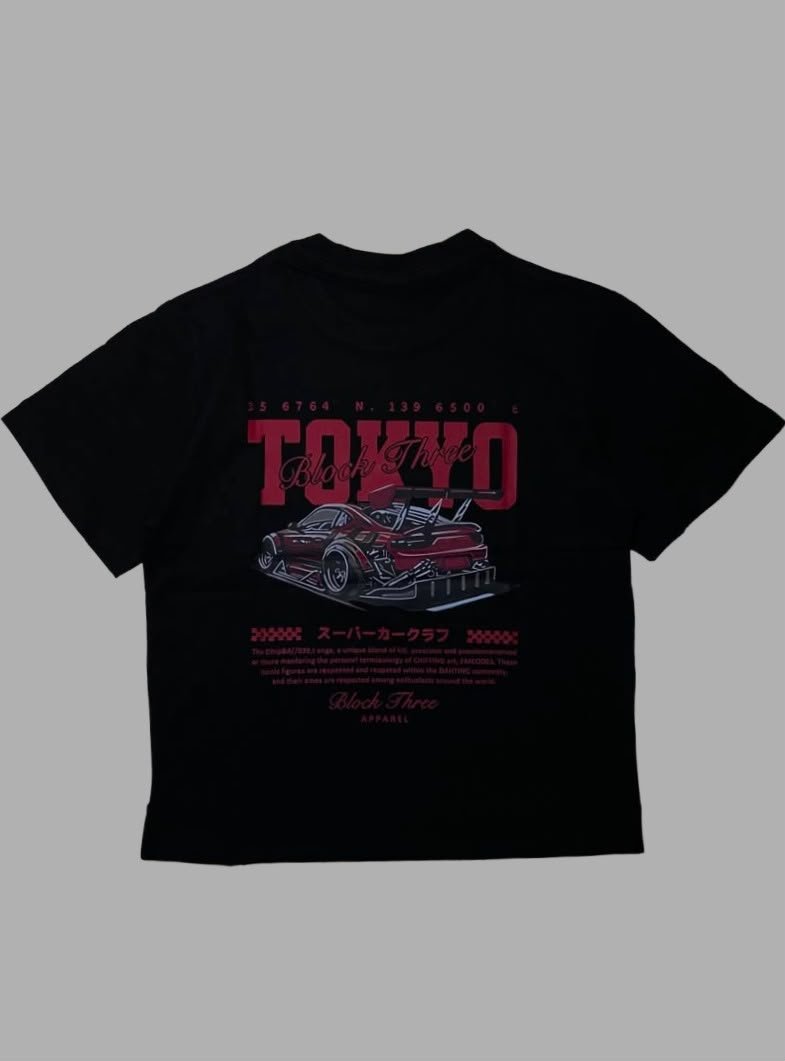 Tokyo Block Three Tee